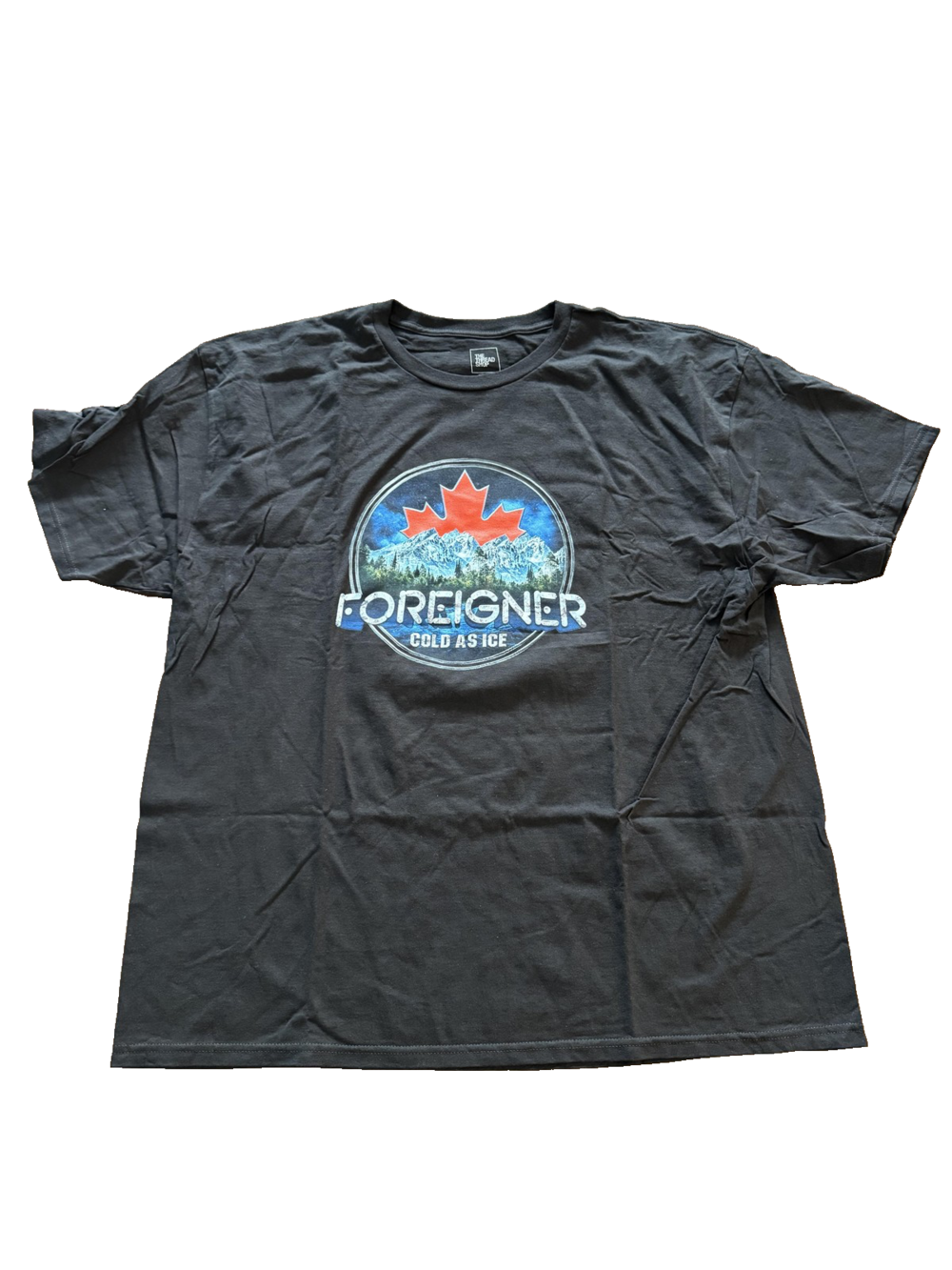 Foreigner Shirt Mens 3XL Black Cold As Ice Canada Tour 2019 Band Concert Tee